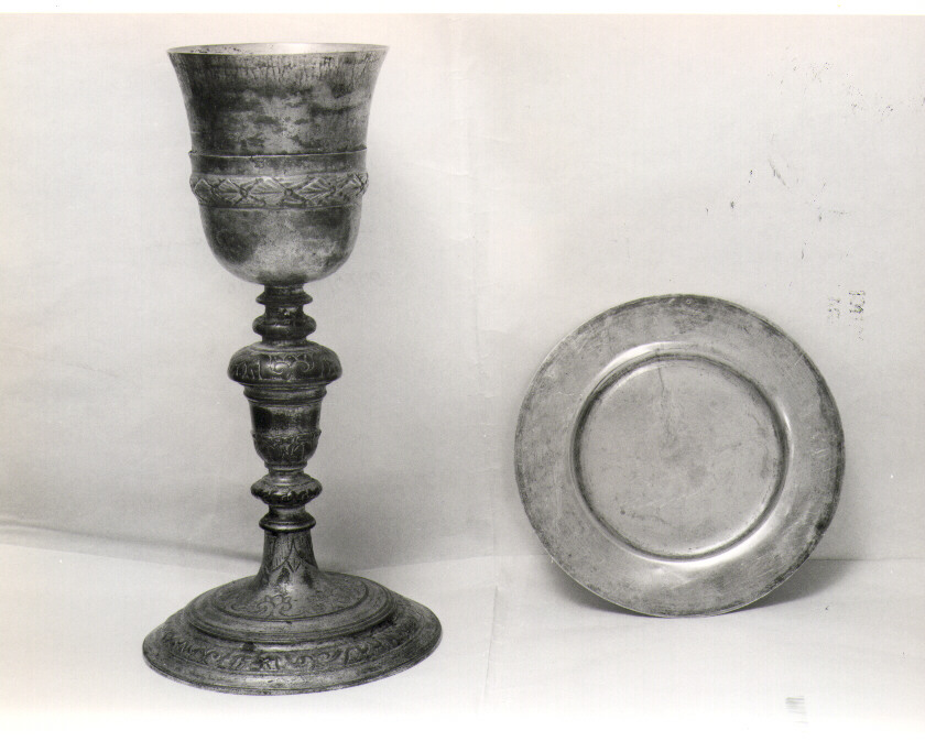 calice, elemento d'insieme - bottega Italia meridionale (metà sec. XIX)