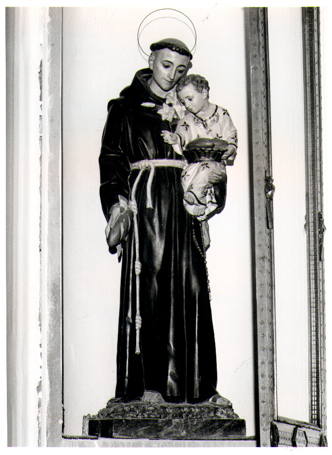 Sant'Antonio (scultura) - bottega Italia meridionale (prima metà sec. XIX)
