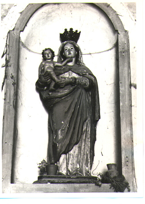 Madonna con Bambino (statua) - bottega lucana (seconda metà sec. XIX)