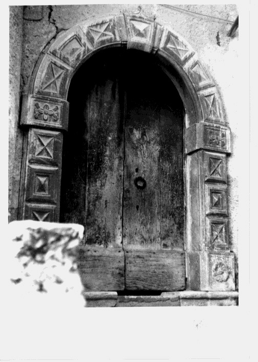 mostra di porta - bottega Italia meridionale (sec. XVIII)