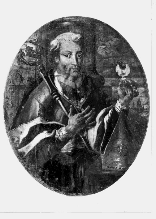 Santo vescovo (dipinto) - ambito Italia meridionale (prima metà sec. XVIII)