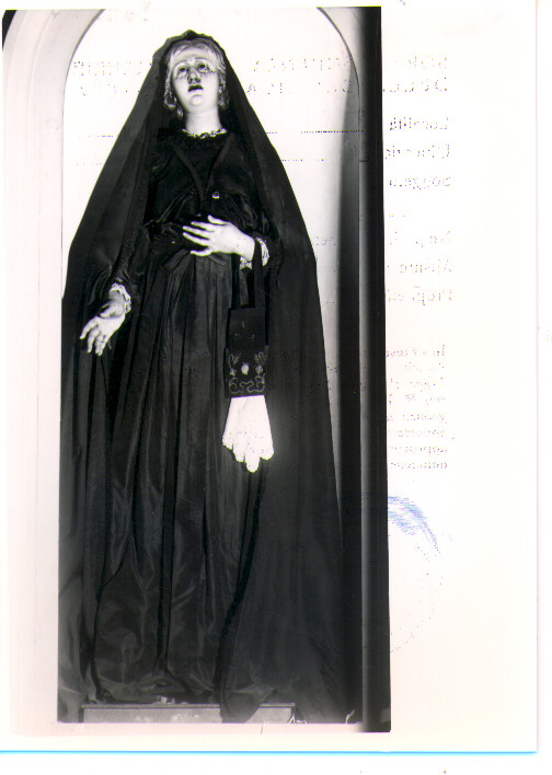 Madonna Addolorata (statua) - bottega napoletana (fine/inizio secc. XVIII/ XIX)