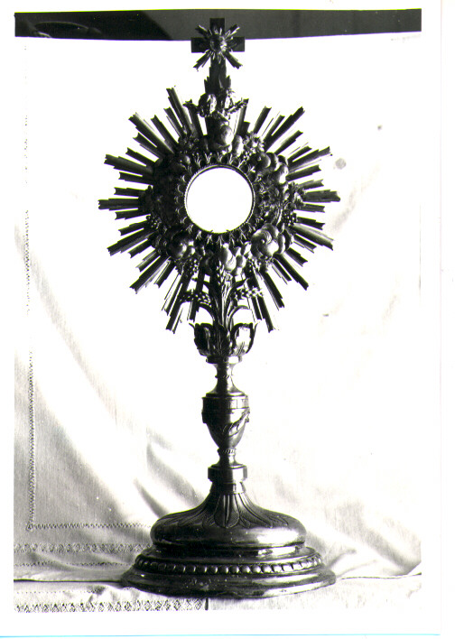 ostensorio - manifattura francese (metà sec. XIX)