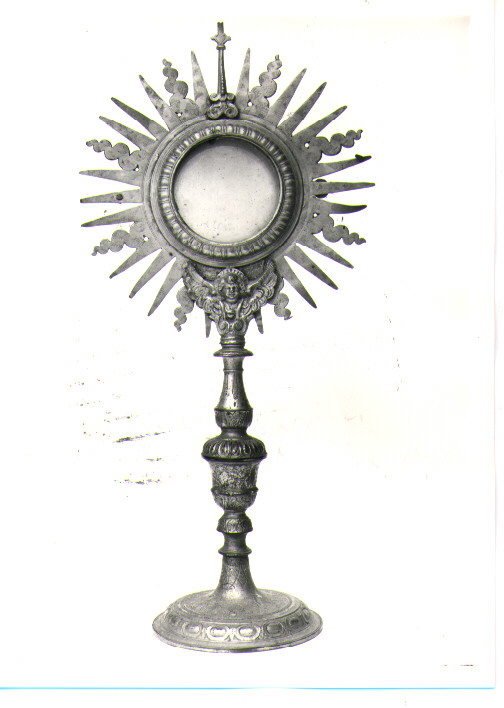ostensorio - bottega napoletana (inizio sec. XVII)