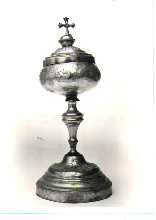 pisside - bottega napoletana (metà sec. XIX)