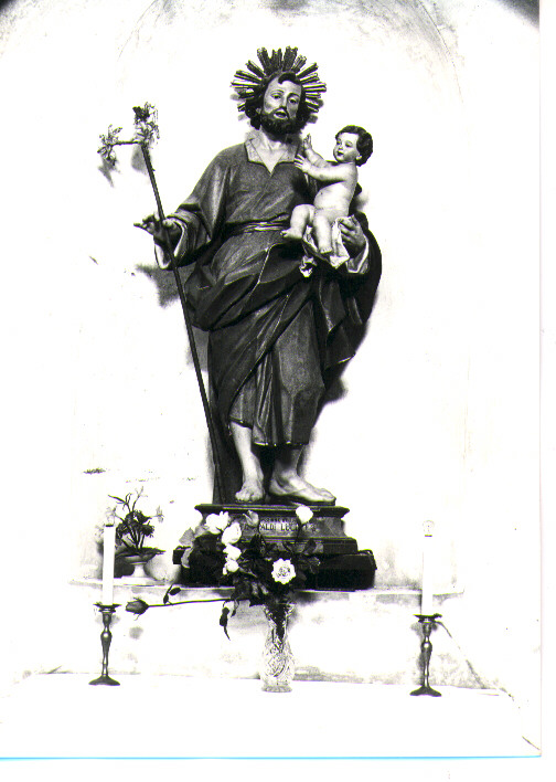 San Giuseppe e Gesù Bambino (statua) - bottega Italia meridionale (sec. XVIII)