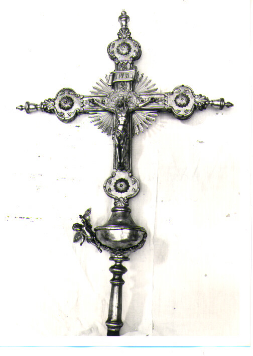 croce processionale - bottega napoletana (fine sec. XIX)