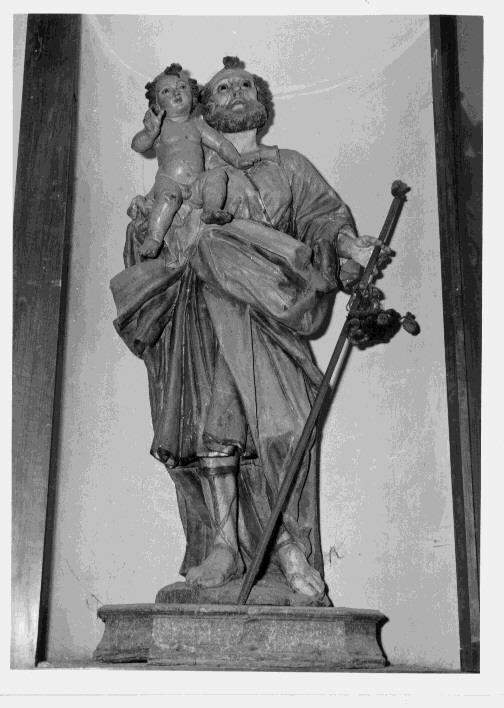 San Giuseppe e Gesù Bambino (gruppo scultoreo) - bottega lucana (seconda metà sec. XVIII)