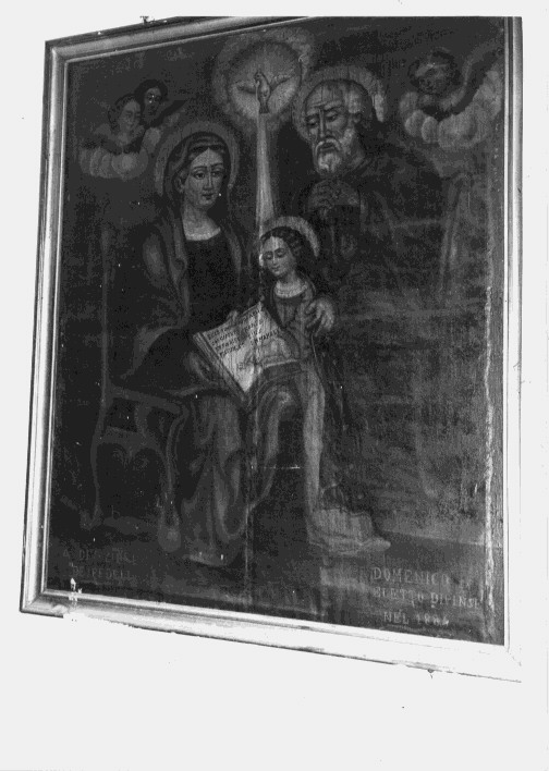 educazione di Maria Vergine (dipinto) di Eletto Domenico (sec. XIX)