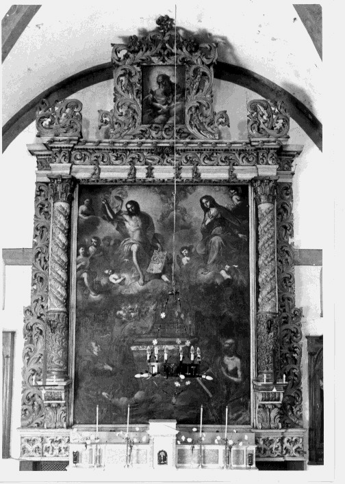 decorazione plastico-pittorica - bottega lucana (seconda metà sec. XVII)