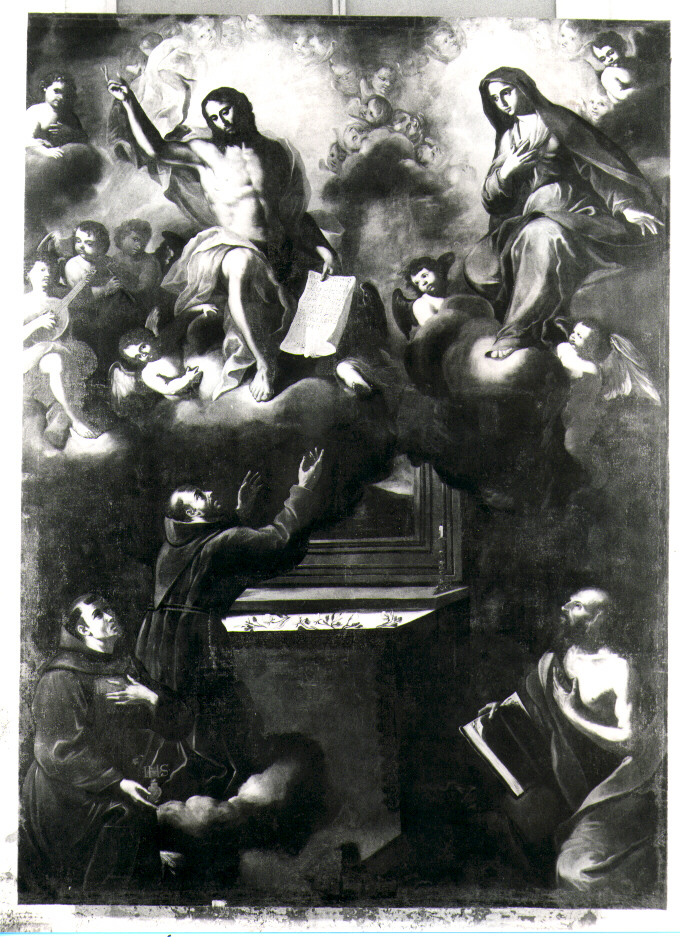 Il perdono di Assisi, San Francesco d'Assisi (dipinto) - ambito napoletano (sec. XVII)
