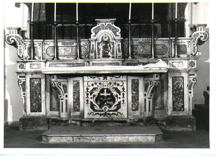 altare - bottega lucana (fine sec. XVIII)