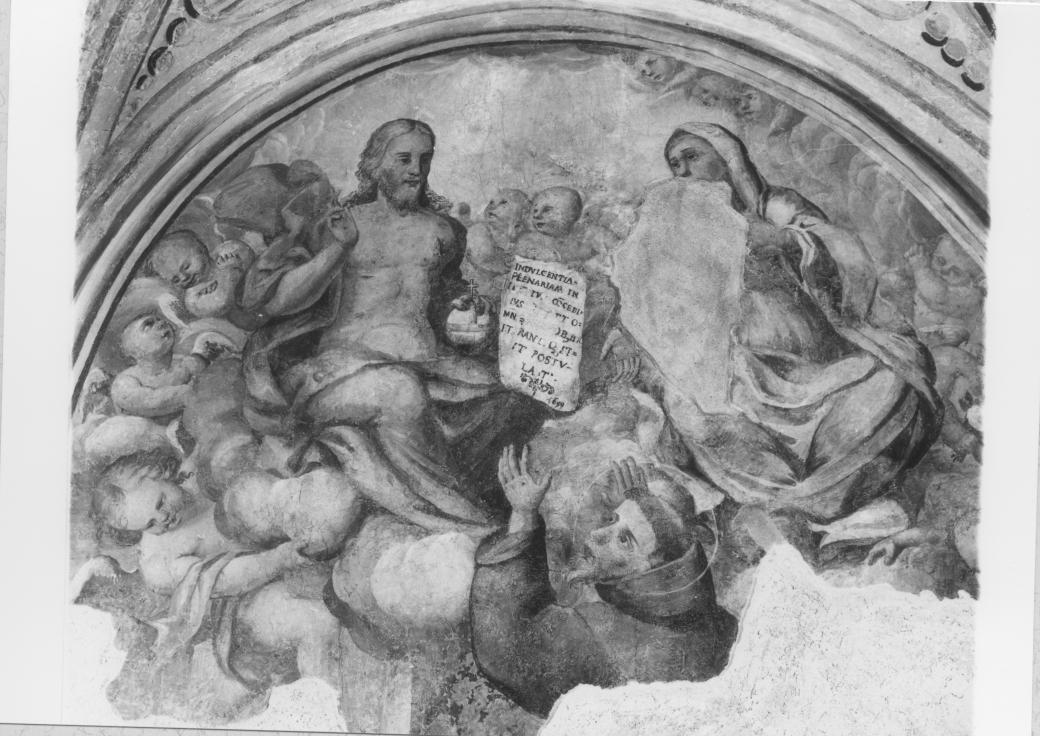 Miracolo della Porziuncola, tentazioni di San Francesco d'Assisi (dipinto) - ambito lucano (seconda metà sec. XVII)