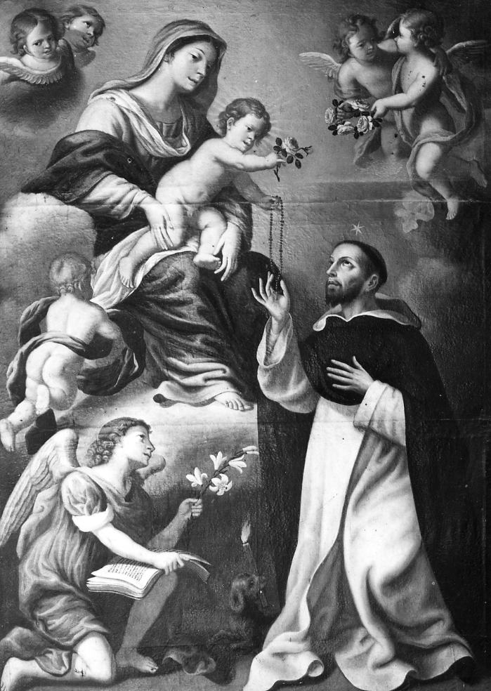 Madonna del Rosario (dipinto) di Conversi Vito Antonio (sec. XVIII)