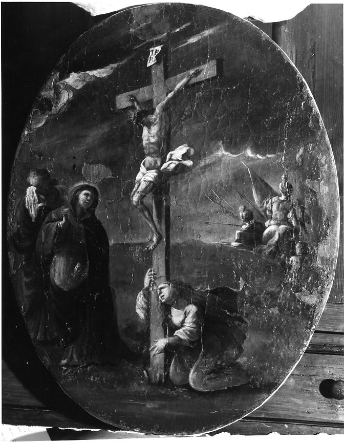 crocifissione di Cristo (dipinto, ciclo) di Conversi Vito Antonio (sec. XVIII)