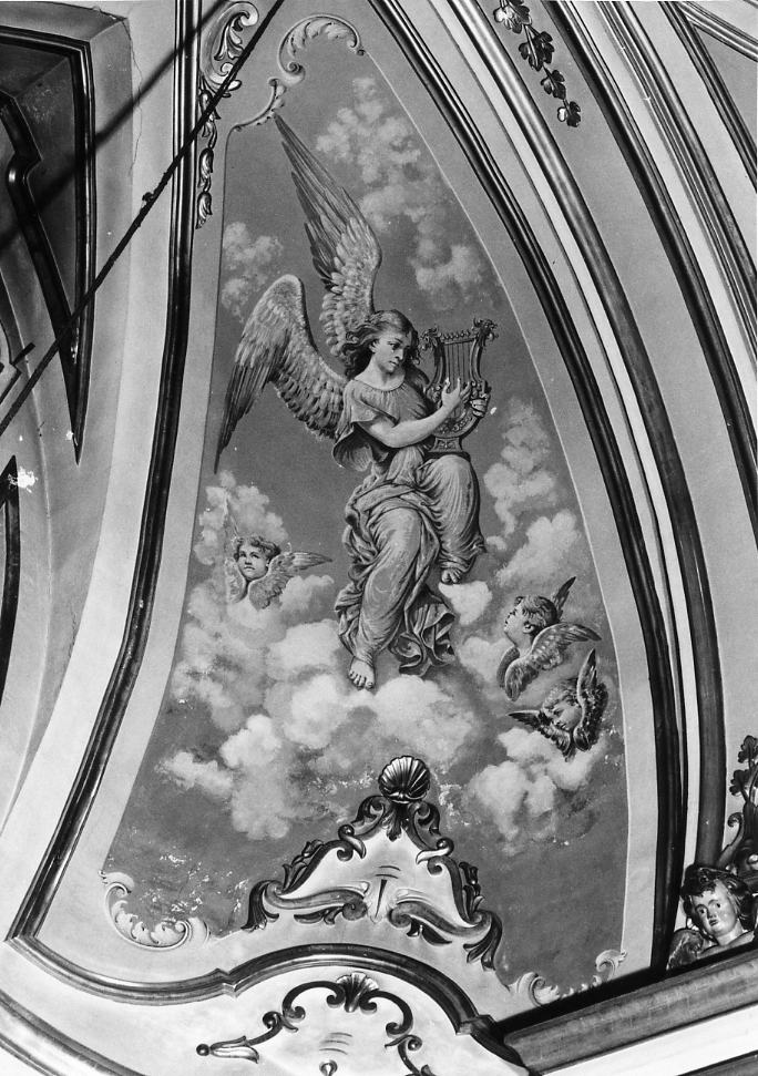angeli musicanti (dipinto, elemento d'insieme) di D'Antona Francesco Saverio (sec. XIX)
