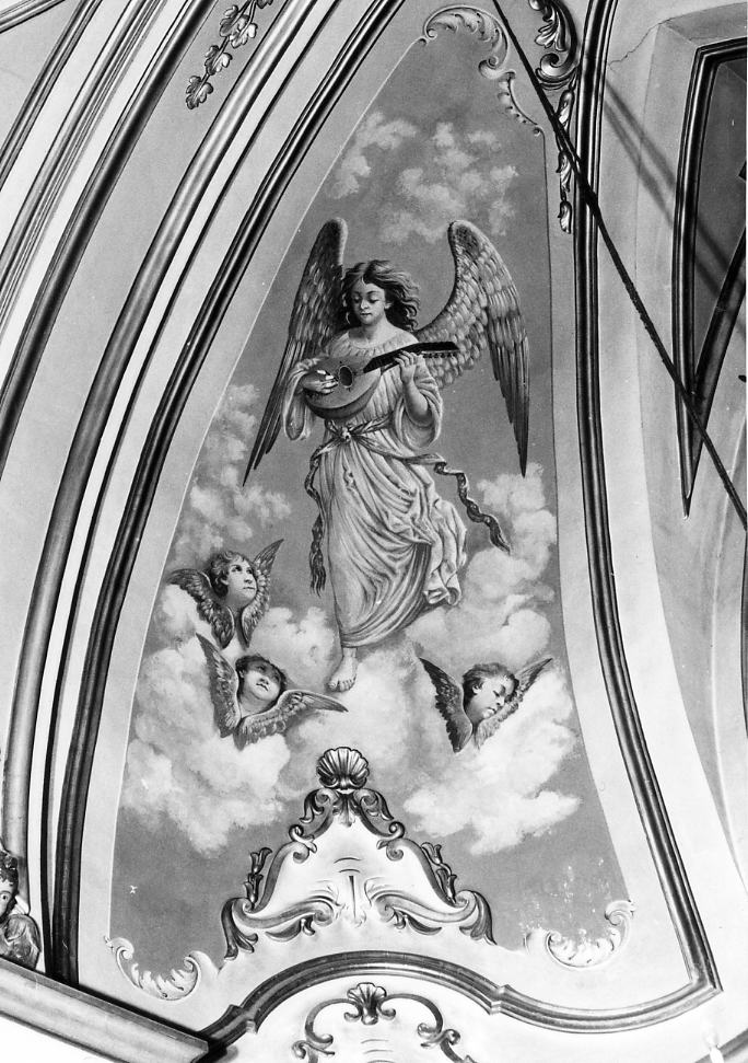 angeli musicanti (dipinto, elemento d'insieme) di D'Antona Francesco Saverio (sec. XIX)