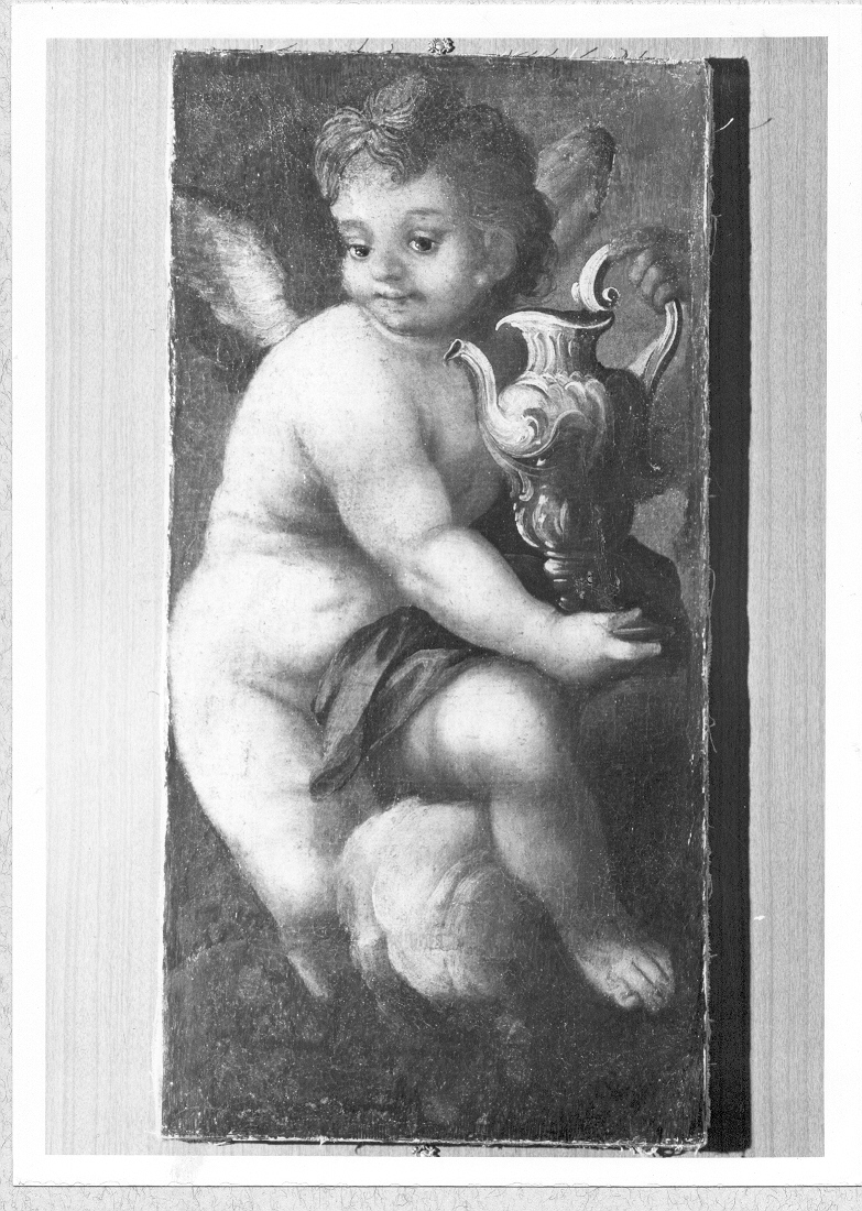 angioletto con anfora (dipinto) di Conversi Vito Antonio (attribuito) (sec. XVIII)
