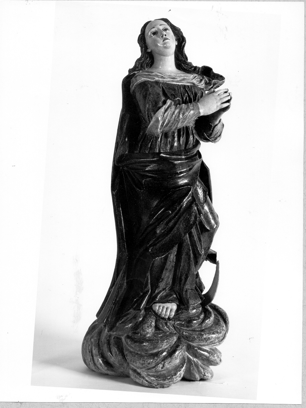 Madonna Immacolata (scultura, opera isolata) - bottega napoletana (secc. XVII/ XVIII)