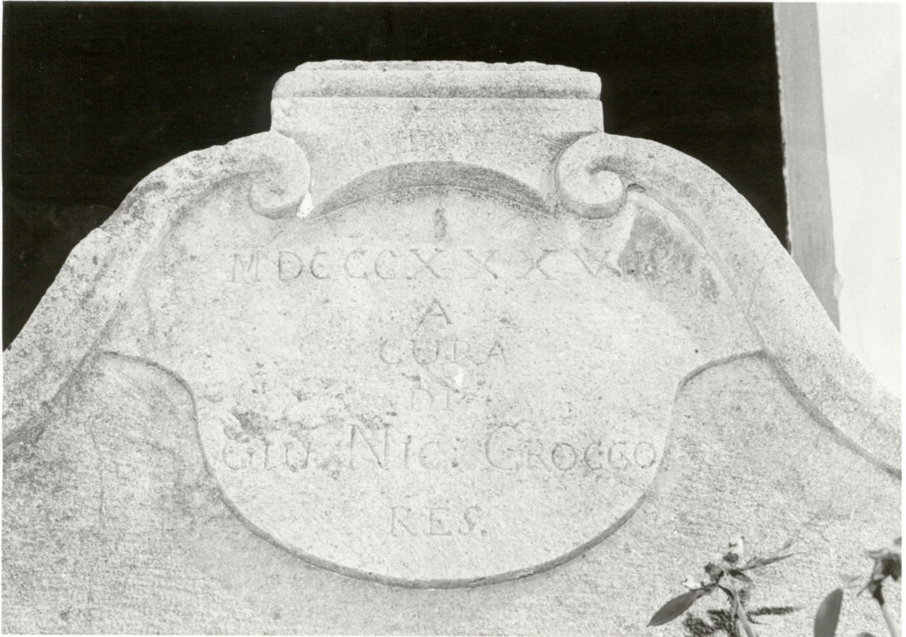 lapide commemorativa - bottega lucana (sec. XIX)