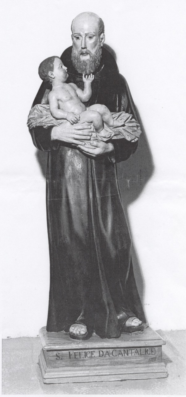 San Felice da Cantalice, Santo (statua) - bottega lucana (sec. XVIII)