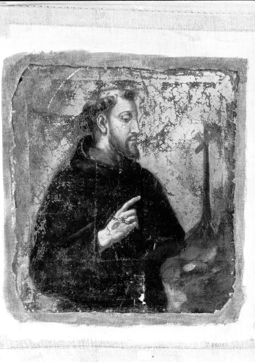 San Francesco d'Assisi (pannello, elemento d'insieme) - ambito lucano (sec. XVIII)