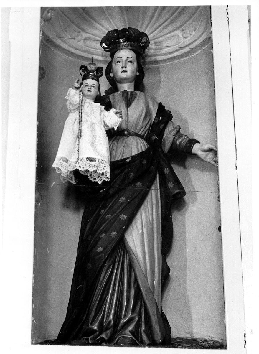Madonna del Rosario (statua) - bottega Italia meridionale (sec. XVIII)