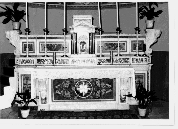altare maggiore - bottega Italia meridionale (?) (sec. XIX)