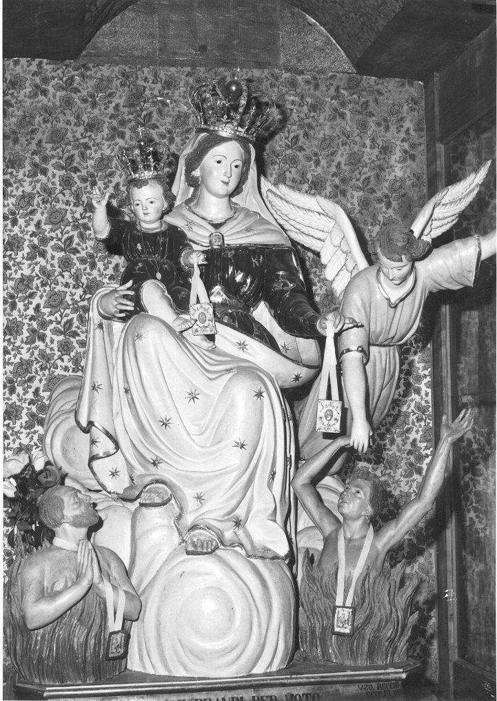Madonna del Carmelo (statua) di Reccio Vincenzo (sec. XIX)