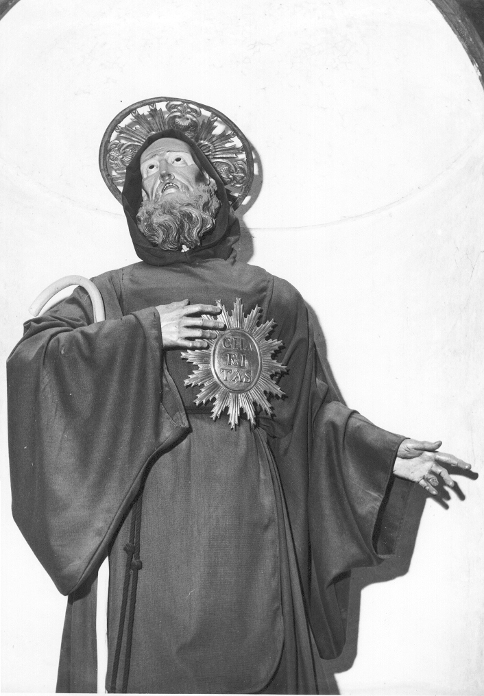 San Francesco di Paola (statua) - bottega Italia meridionale (inizio sec. XIX)