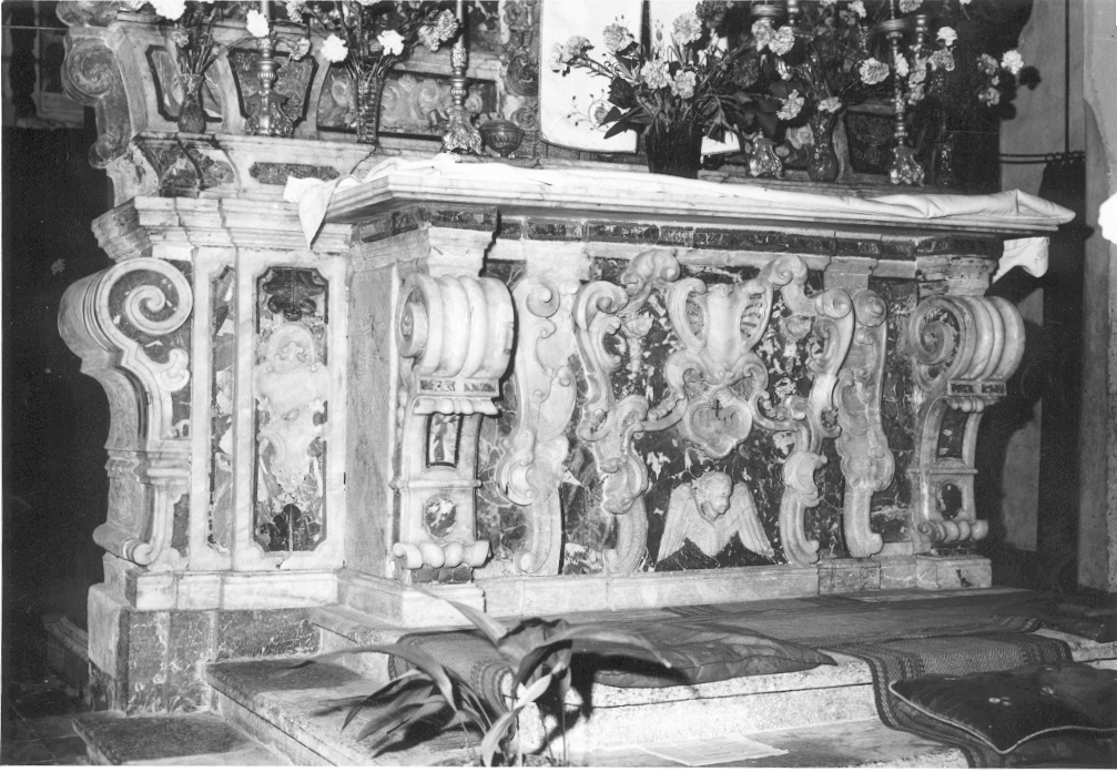 altare maggiore - bottega Italia meridionale (prima metà sec. XVIII)