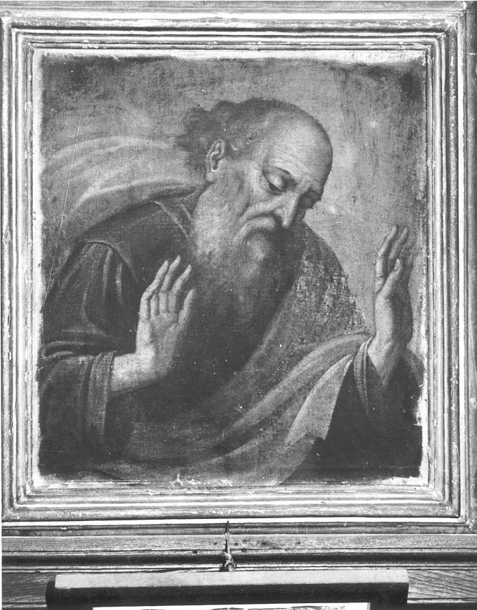 Dio Padre (dipinto, elemento d'insieme) di Stabile Antonio (sec. XVI)