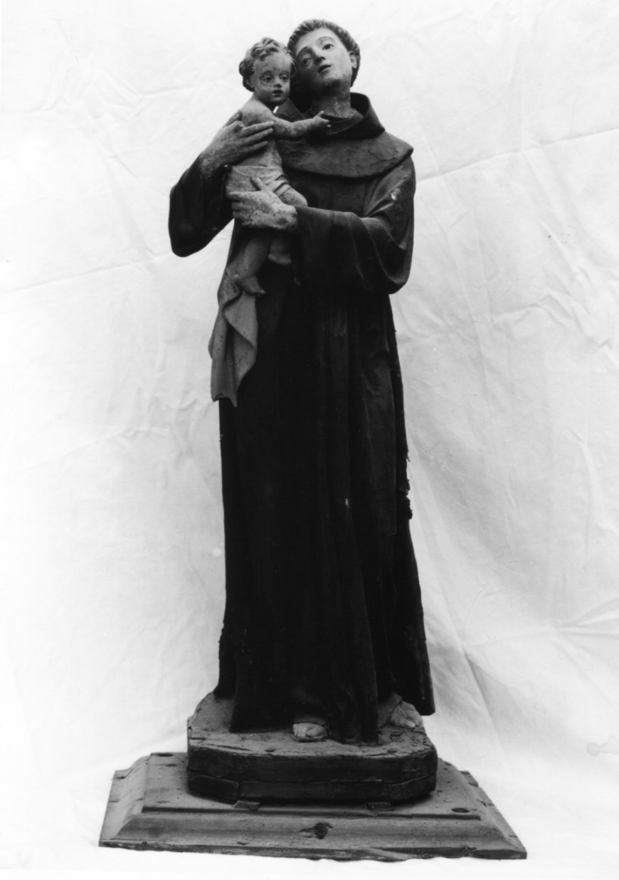 Sant'Antonio da Padova (statua) - bottega Italia meridionale (seconda metà sec. XIX)