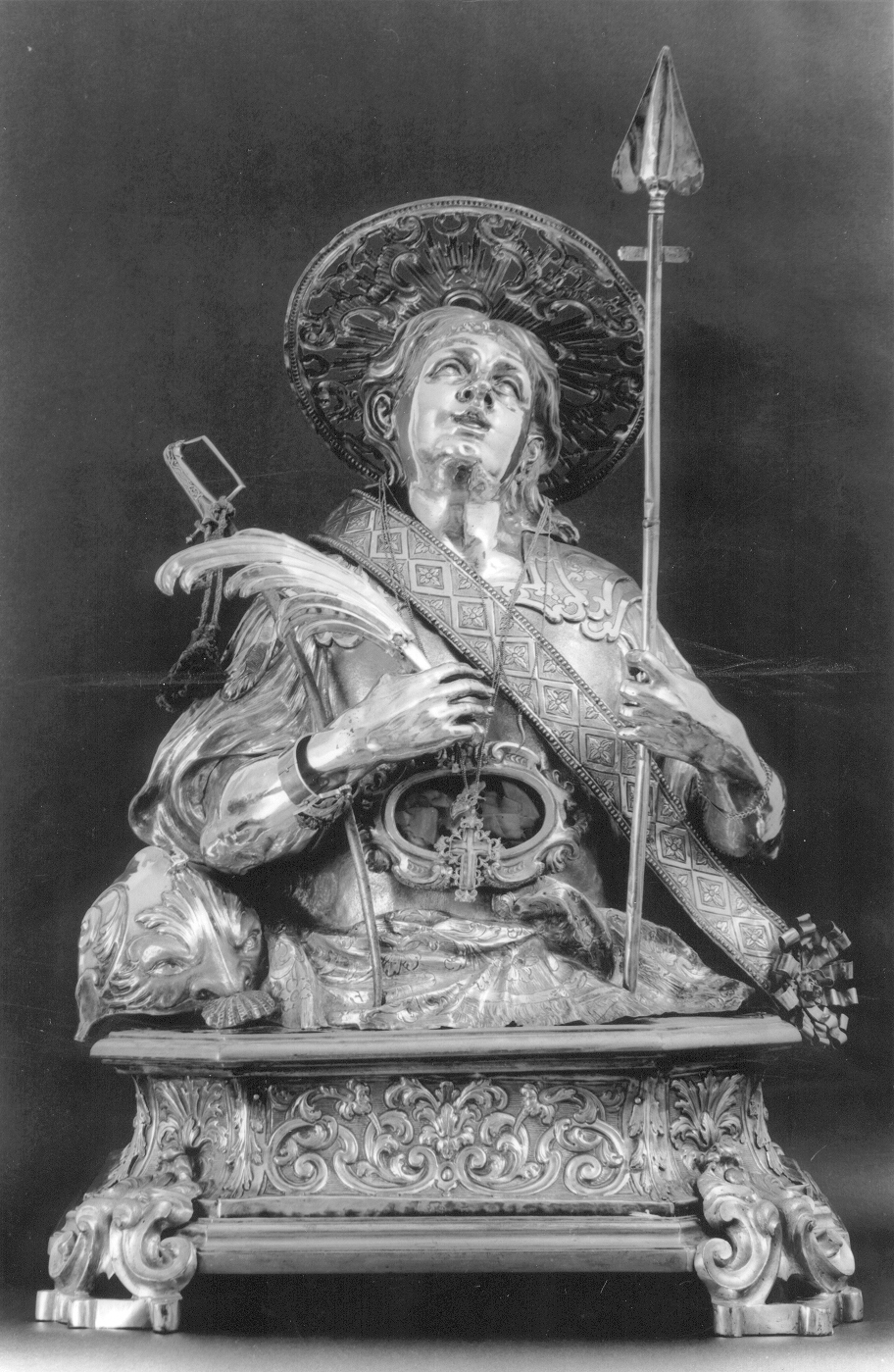 Sant'Innocenzo, Santo (reliquiario - a busto) di De Angelis Nicola, Buonomo Vincenzo (sec. XVIII)