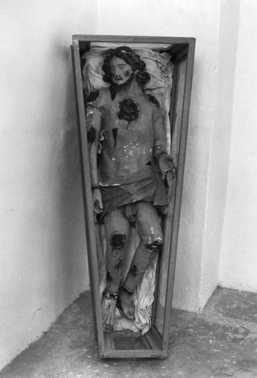 Cristo morto (statua) - bottega leccese (seconda metà sec. XIX)