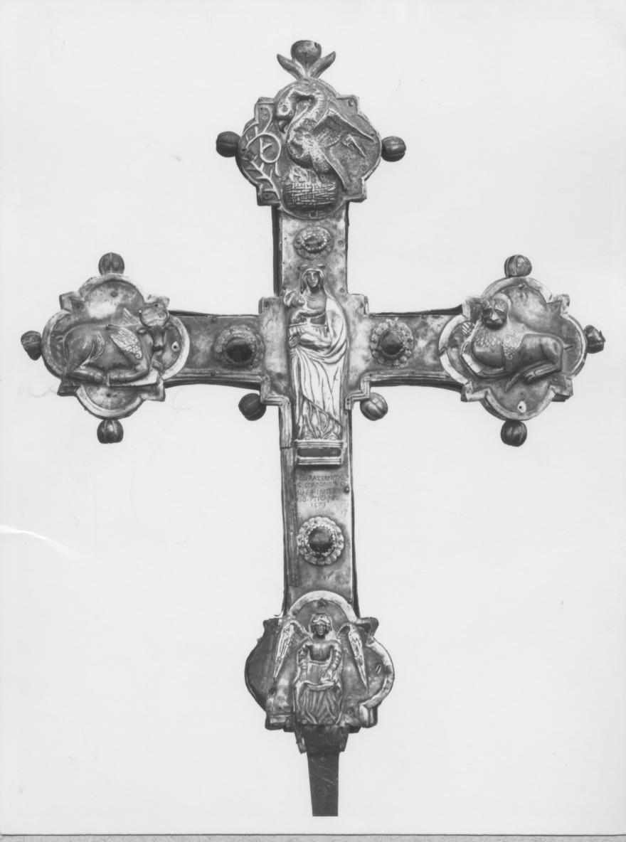 croce processionale - bottega lucana (sec. XVI)