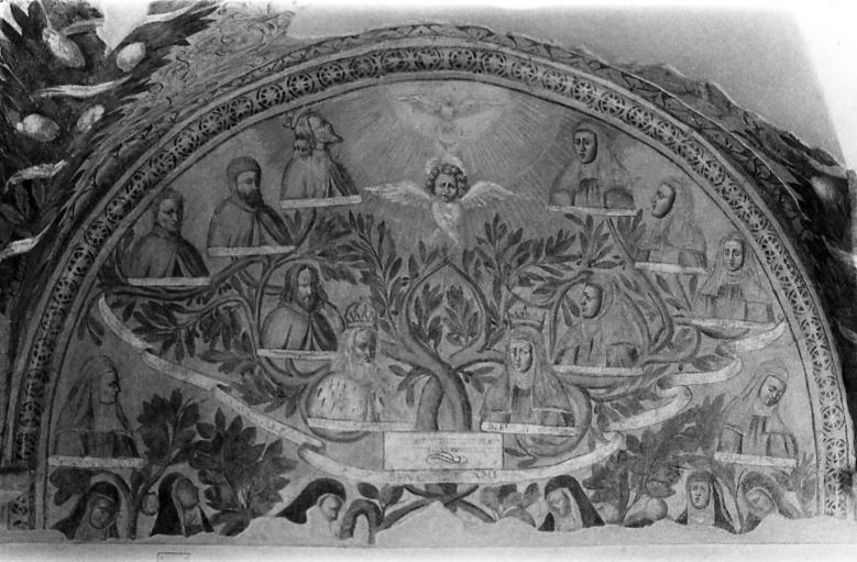 albero genealogico dell'ordine francescano (dipinto, ciclo) di Sciarra Giuseppe (sec. XVII)