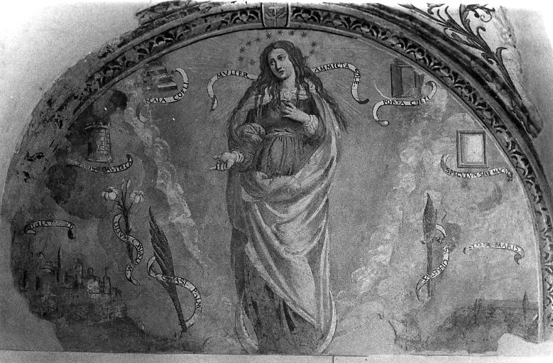 Madonna Immacolata (dipinto, ciclo) di Sciarra Giuseppe (sec. XVII)