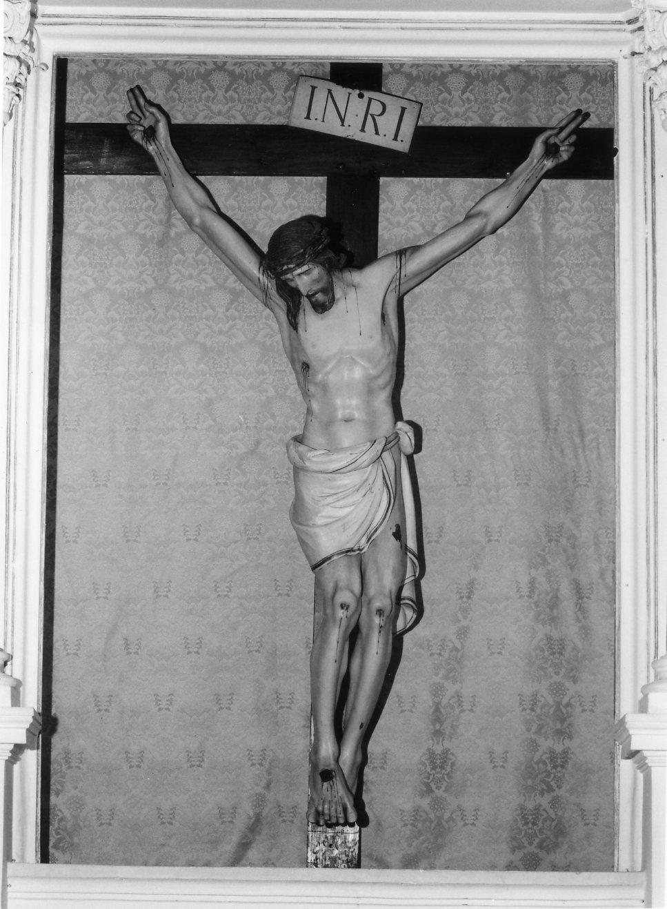 crocifisso, opera isolata - bottega lucana (sec. XIX)