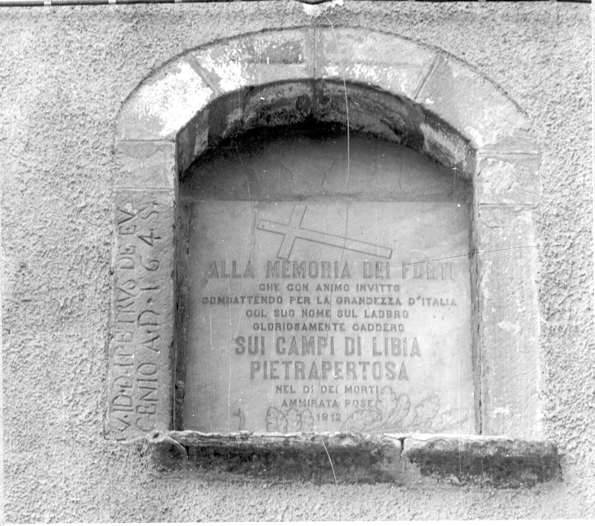 mostra di nicchia, opera isolata - bottega Italia meridionale (sec. XVII)