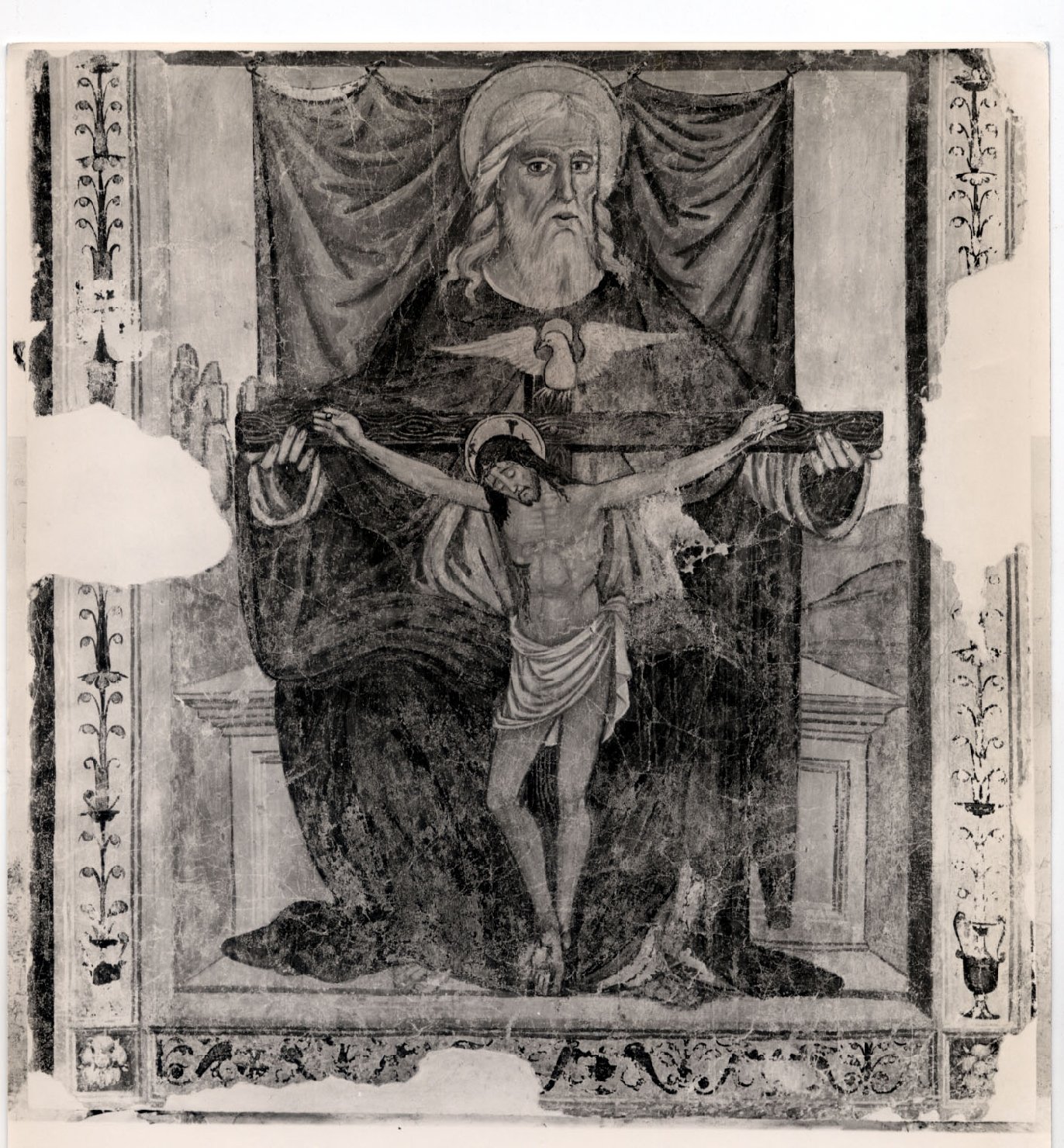Trinità (dipinto, elemento d'insieme) di Luce Giovanni, Todisco Giovanni (prima metà sec. XVI)