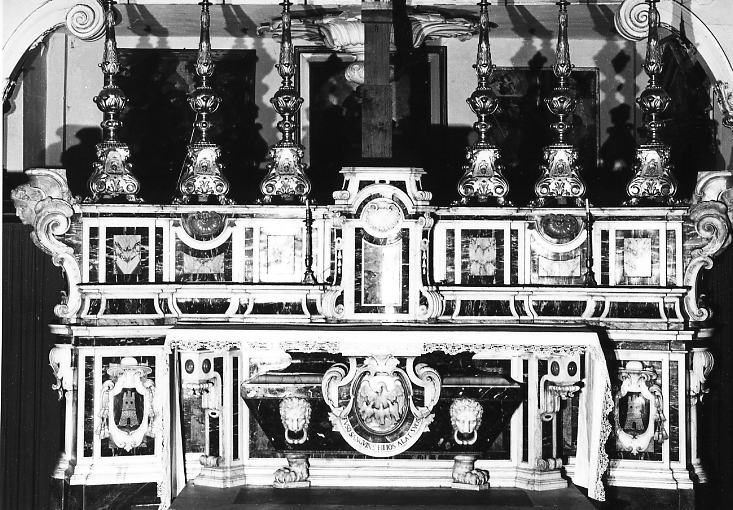 altare maggiore - bottega napoletana (sec. XVIII)