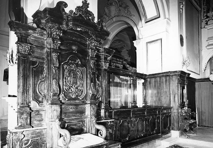 stalli del coro - bottega campana (sec. XVIII)