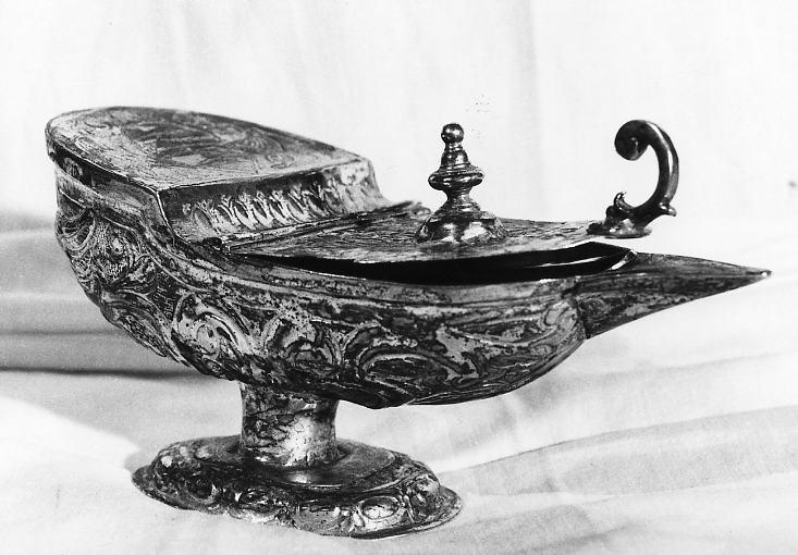 navicella portaincenso - manifattura napoletana (sec. XVII)