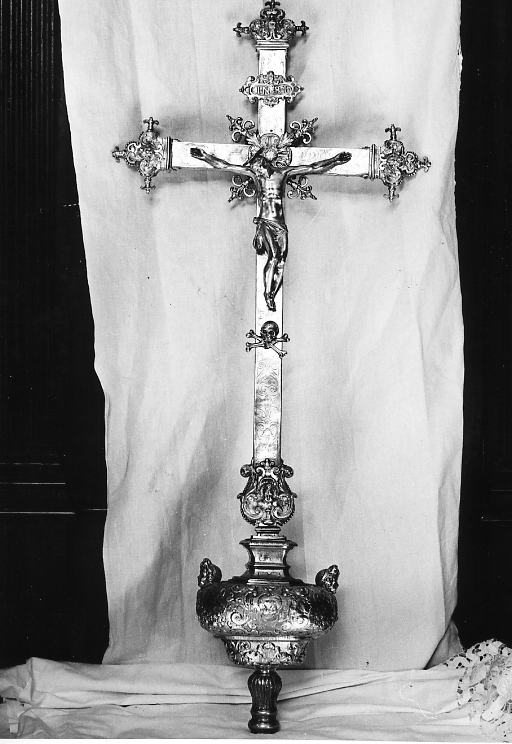 croce processionale - manifattura napoletana (sec. XVII)