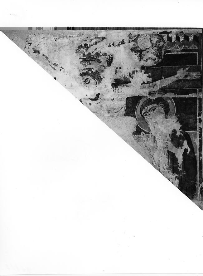 crocifissione di Cristo (dipinto, frammento) di Rinaldo da Taranto (primo quarto sec. XIV)