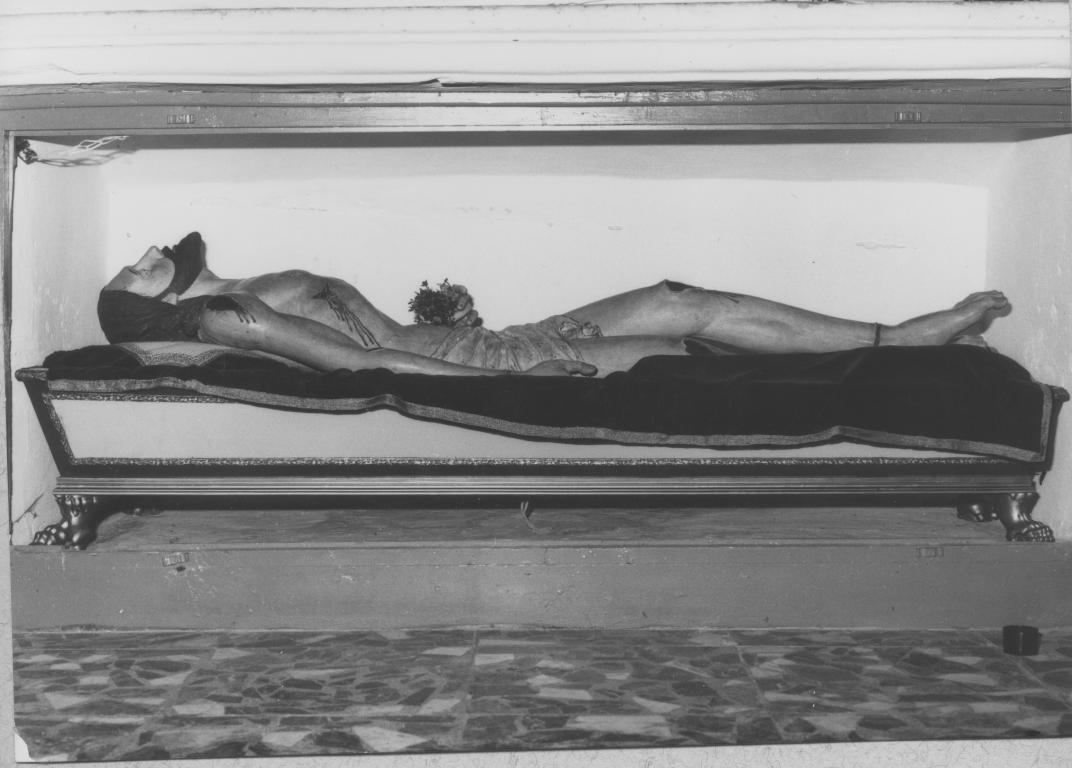 Cristo morto (statua) - ambito napoletano (seconda metà sec. XVII)