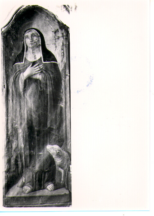 Sant'Agnese d'Assisi, Santa (dipinto) - ambito napoletano (metà sec. XVIII)