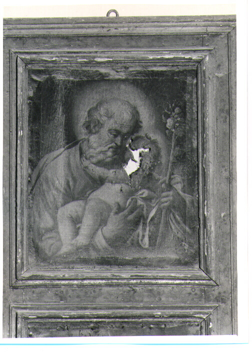 San Giuseppe e Gesù Bambino (dipinto) - ambito napoletano (sec. XVIII)