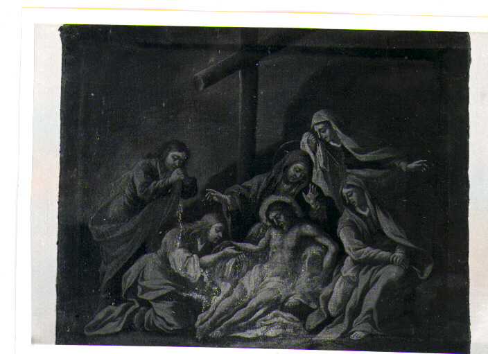 stazione XIII: Gesù deposto dalla croce (dipinto, ciclo) - ambito napoletano (sec. XVIII)